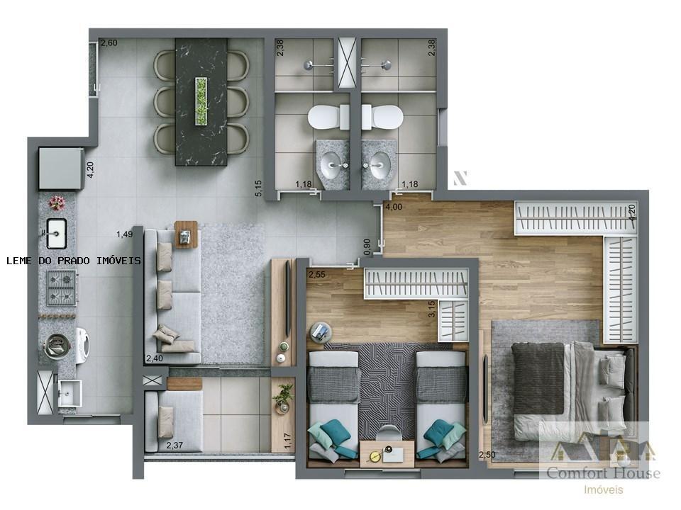 Apartamento à venda com 2 quartos, 55m² - Foto 25