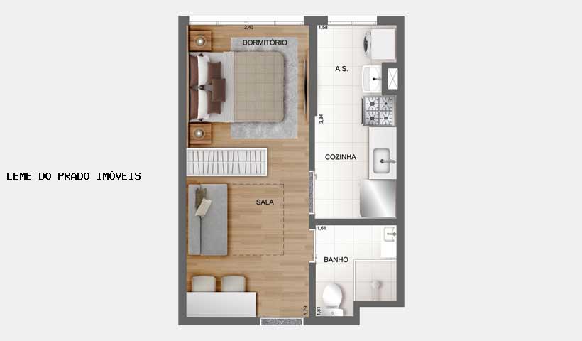 Apartamento à venda com 2 quartos, 38m² - Foto 34