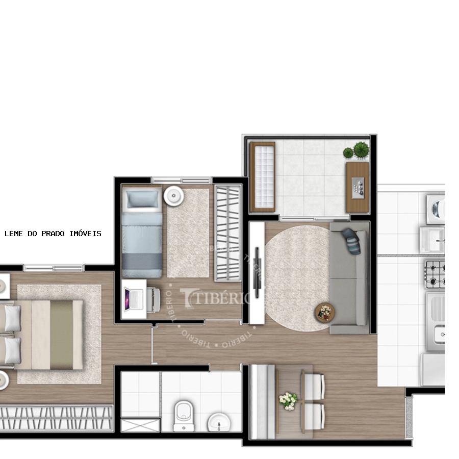 Apartamento à venda com 3 quartos, 57m² - Foto 8