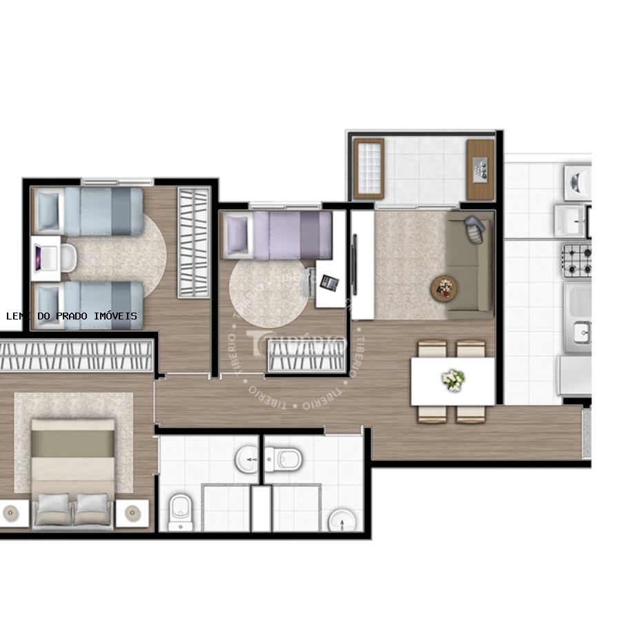 Apartamento à venda com 3 quartos, 57m² - Foto 9