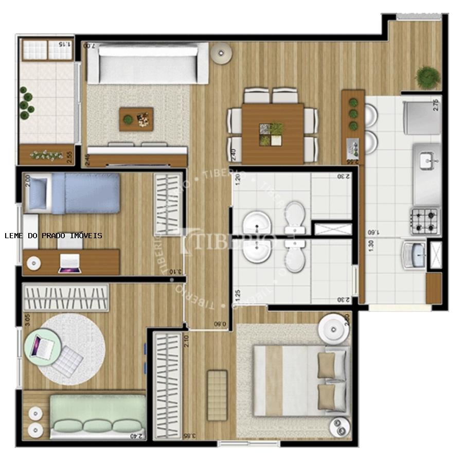 Apartamento à venda com 3 quartos, 62m² - Foto 13