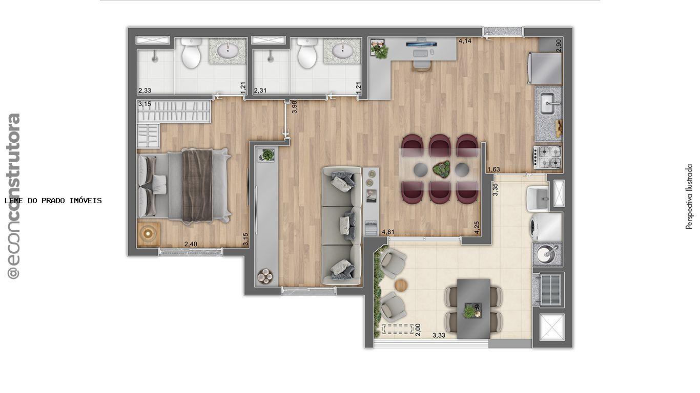 Apartamento à venda com 3 quartos, 66m² - Foto 33