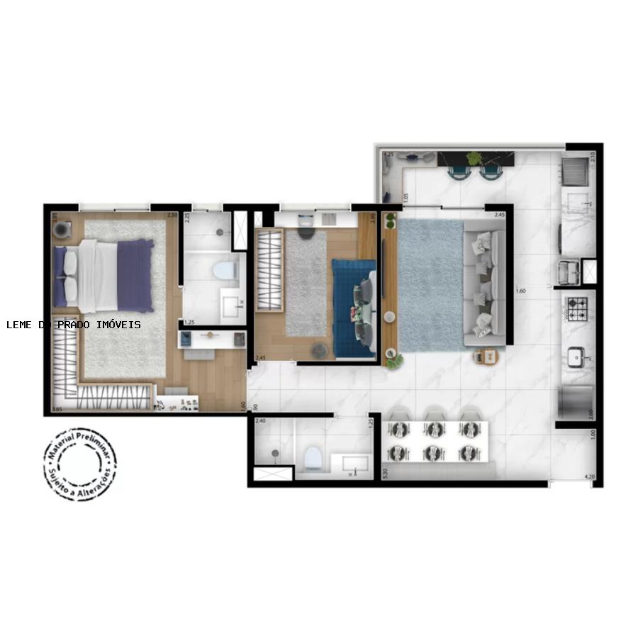 Apartamento à venda com 2 quartos, 56m² - Foto 36