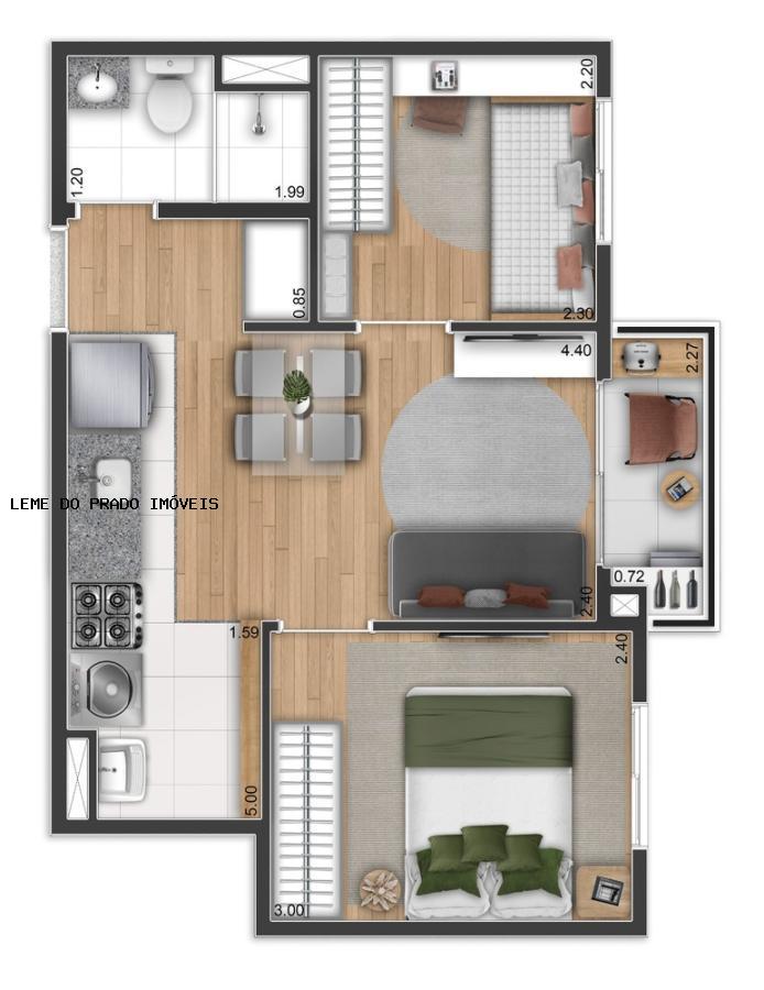 Apartamento à venda com 2 quartos, 41m² - Foto 14