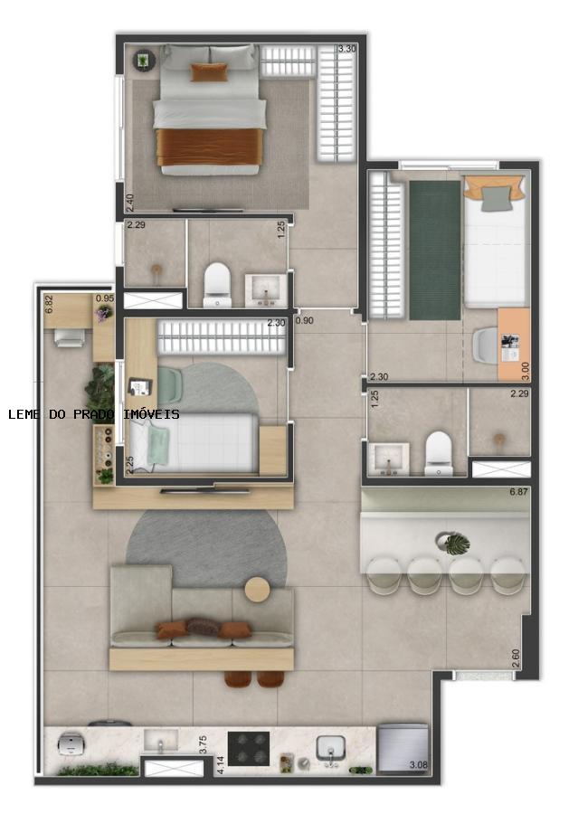 Apartamento à venda com 2 quartos, 41m² - Foto 20