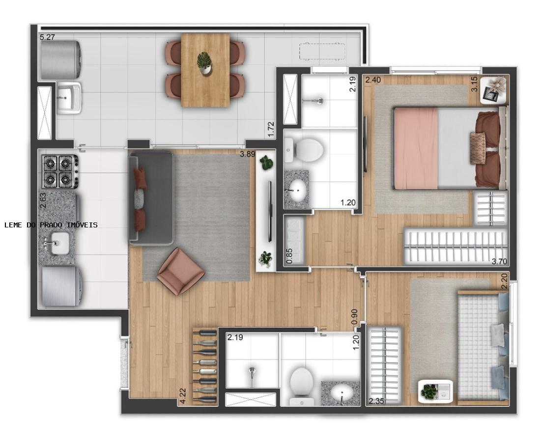 Apartamento à venda com 2 quartos, 41m² - Foto 44