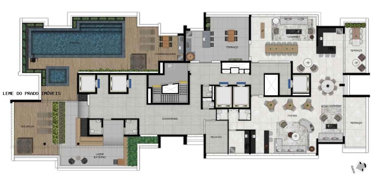 Apartamento à venda com 3 quartos, 160m² - Foto 32