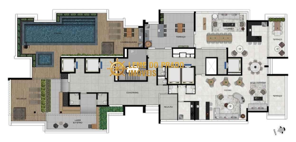 Apartamento à venda com 3 quartos, 160m² - Foto 3