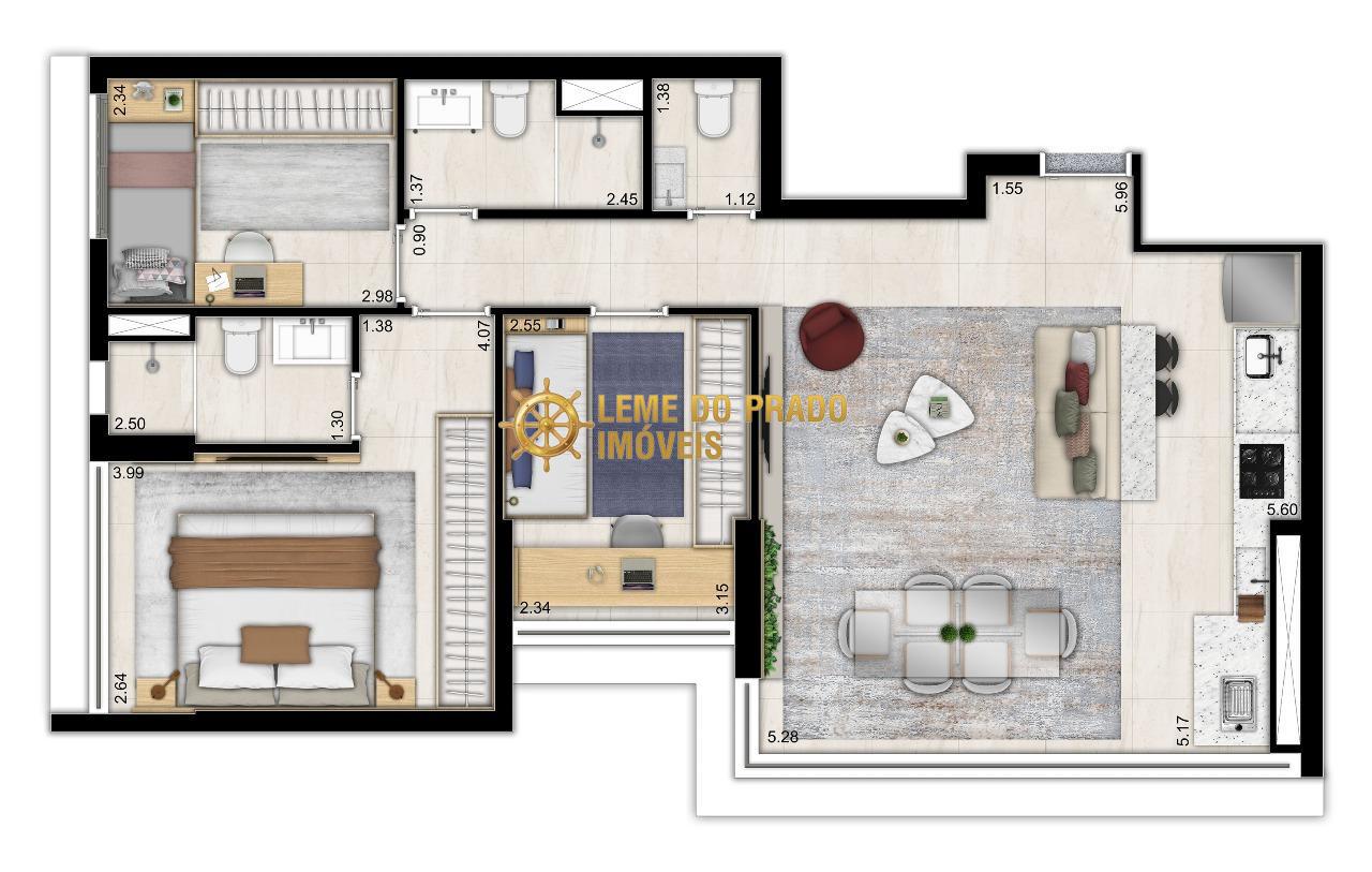 Apartamento à venda com 3 quartos, 79m² - Foto 14