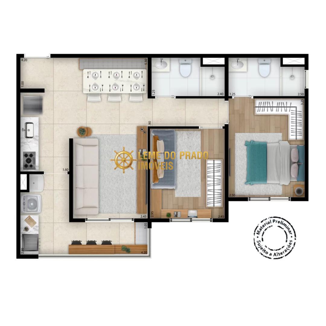 Apartamento para alugar com 2 quartos, 56m² - Foto 16