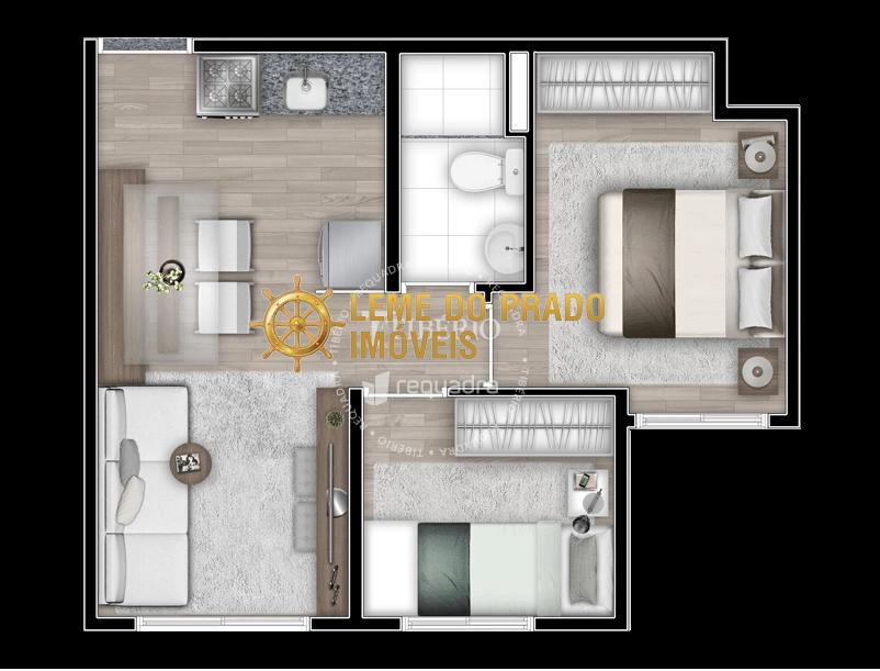 Apartamento à venda com 2 quartos, 34m² - Foto 24