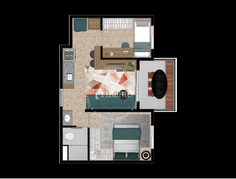 Apartamento à venda com 2 quartos, 39m² - Foto 37