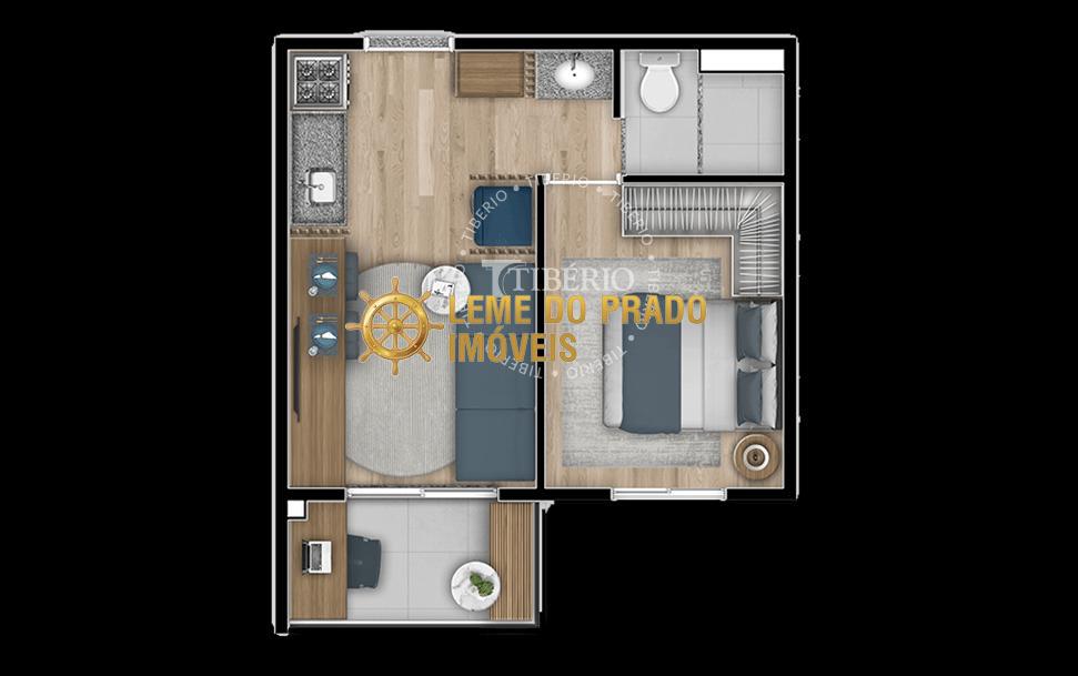 Apartamento à venda com 1 quarto, 30m² - Foto 24