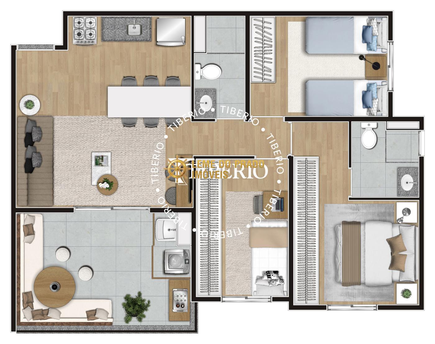 Apartamento à venda com 3 quartos, 69m² - Foto 29