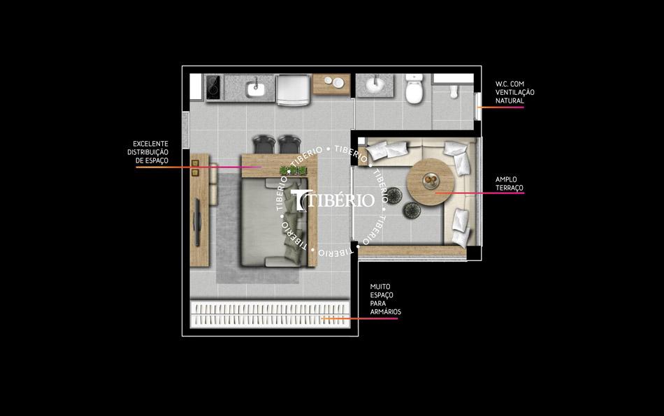 Apartamento à venda com 1 quarto, 30m² - Foto 25