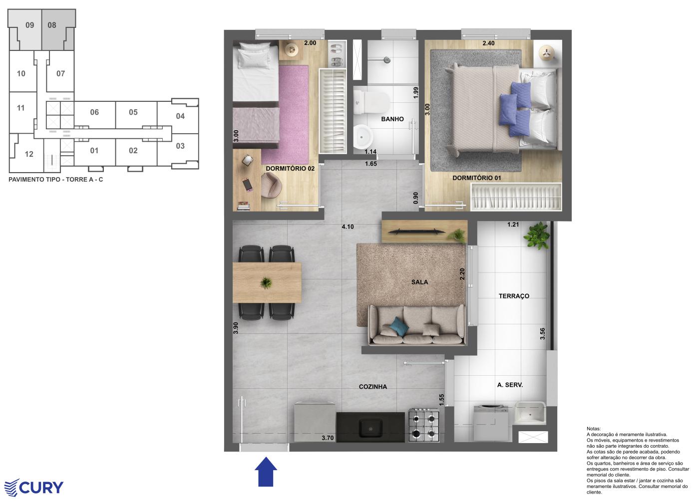 Apartamento à venda com 2 quartos, 41m² - Foto 33