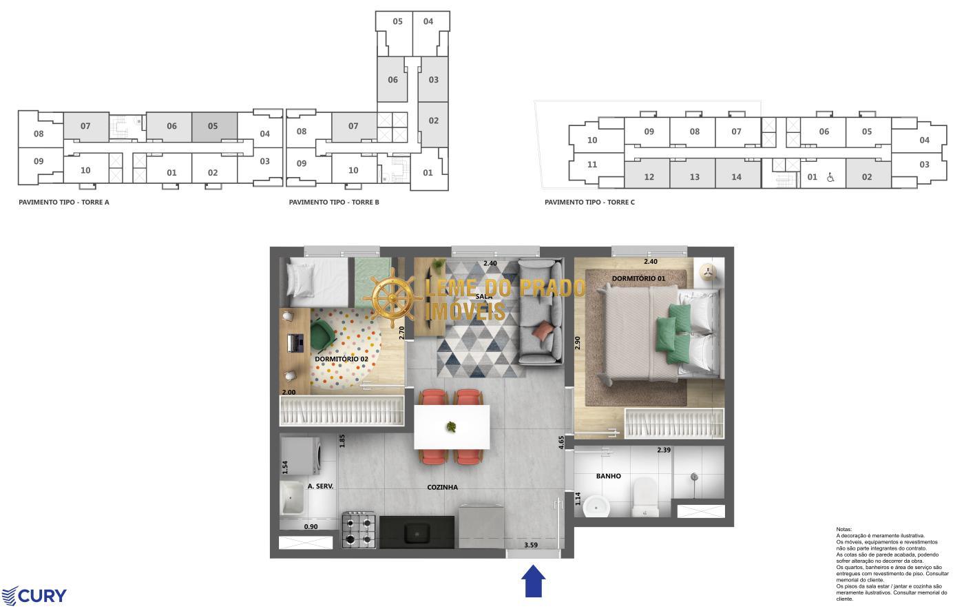 Apartamento à venda com 2 quartos, 34m² - Foto 22