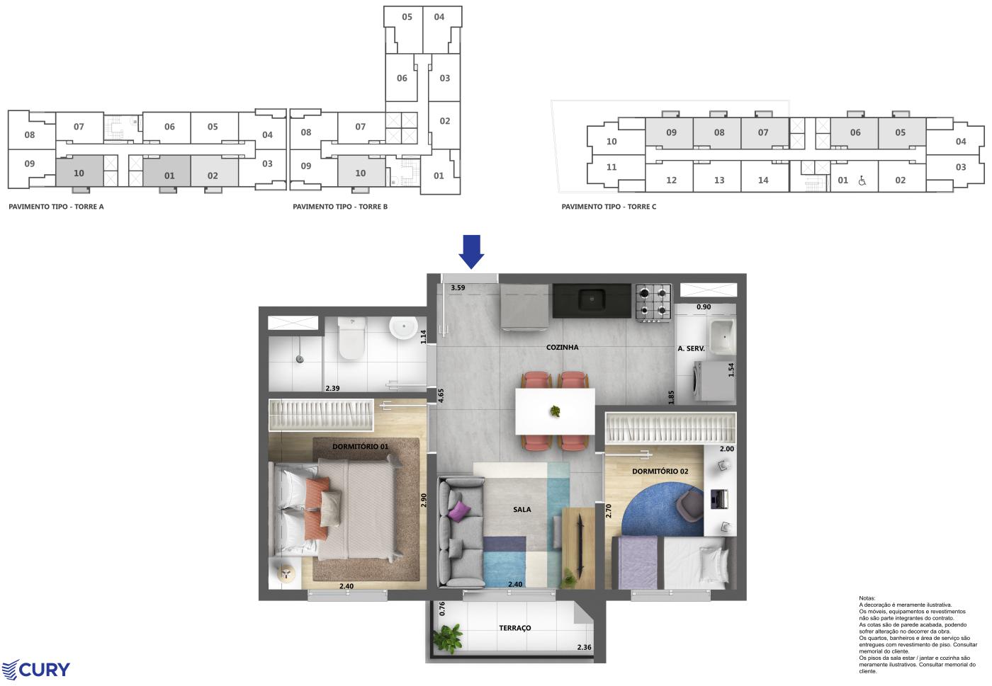 Apartamento à venda com 2 quartos, 37m² - Foto 22