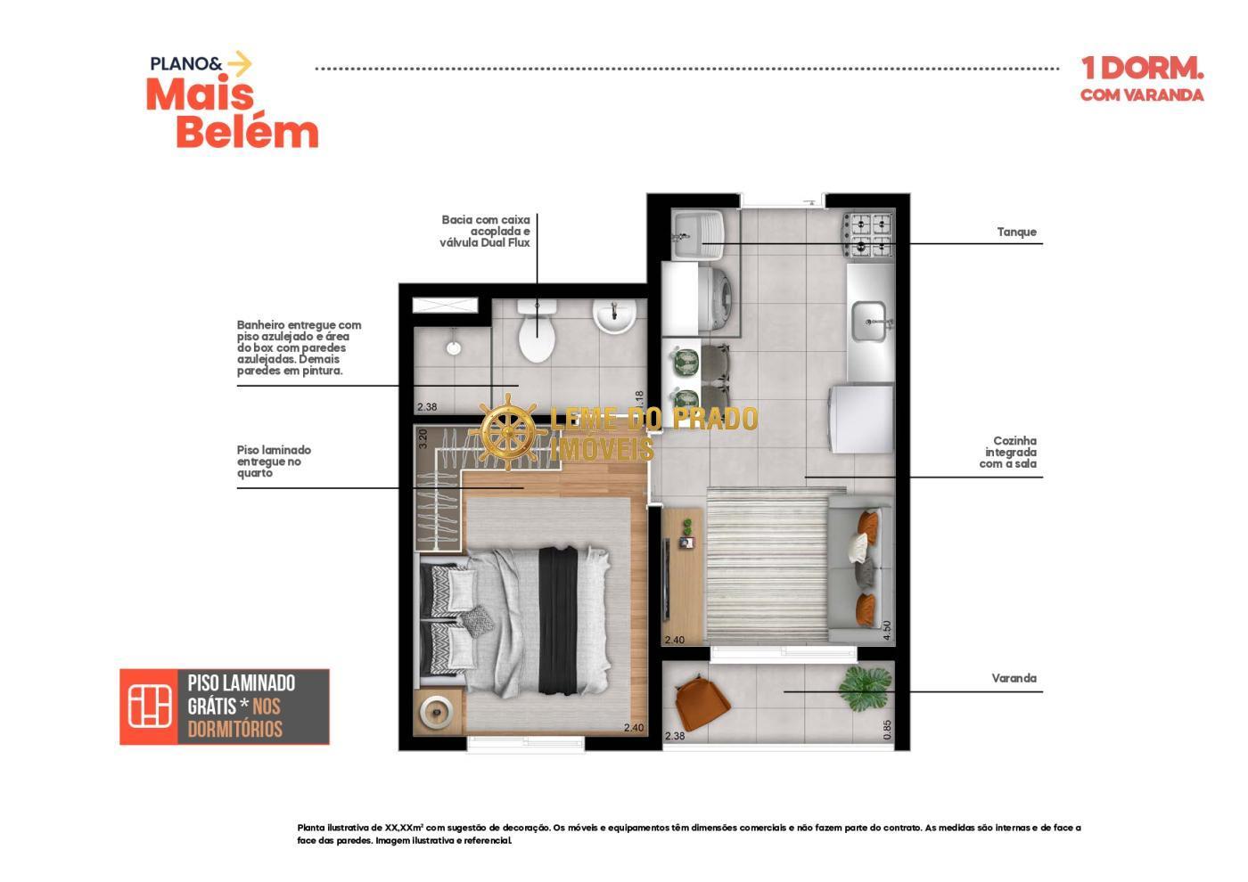 Apartamento à venda com 1 quarto, 27m² - Foto 24