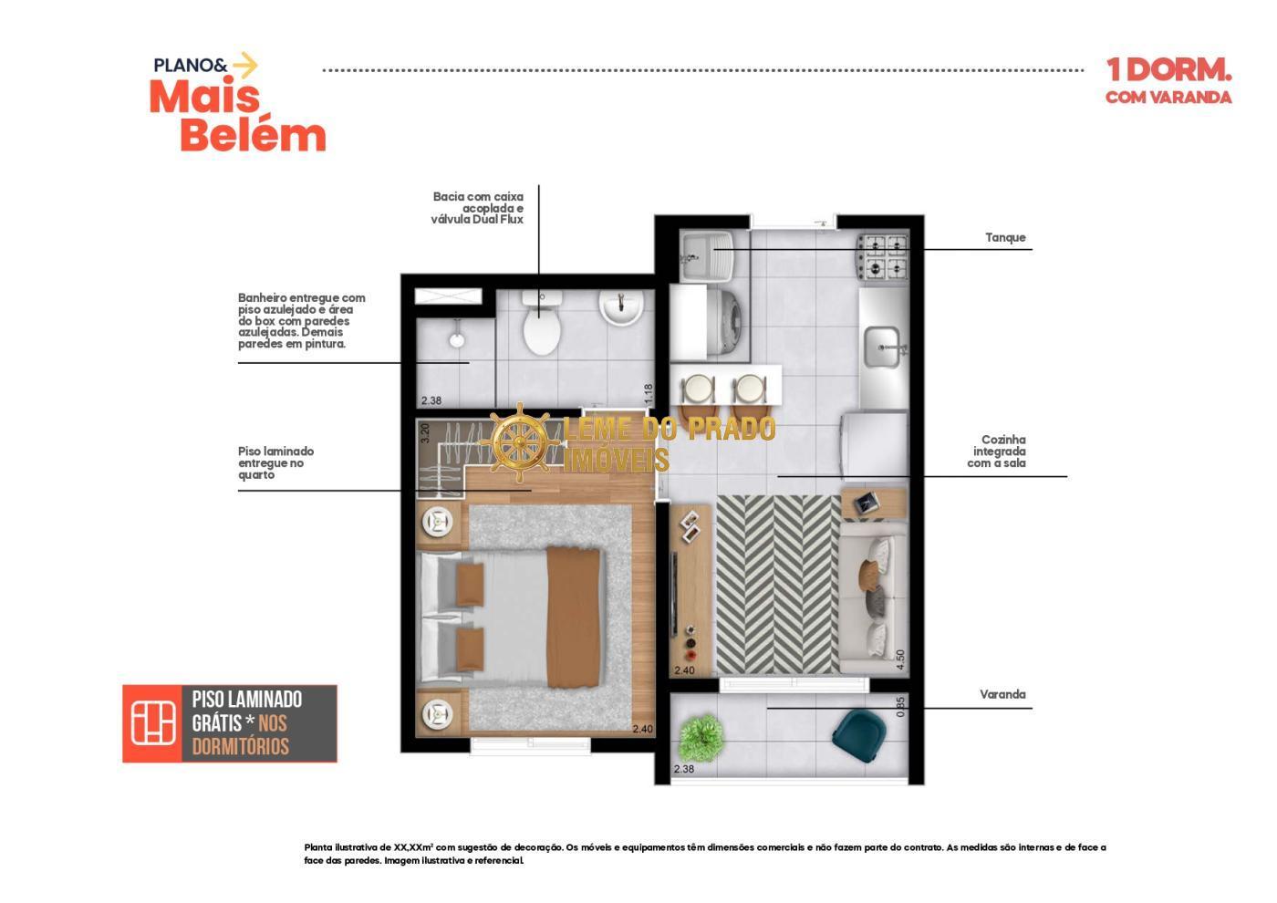 Apartamento à venda com 1 quarto, 27m² - Foto 25