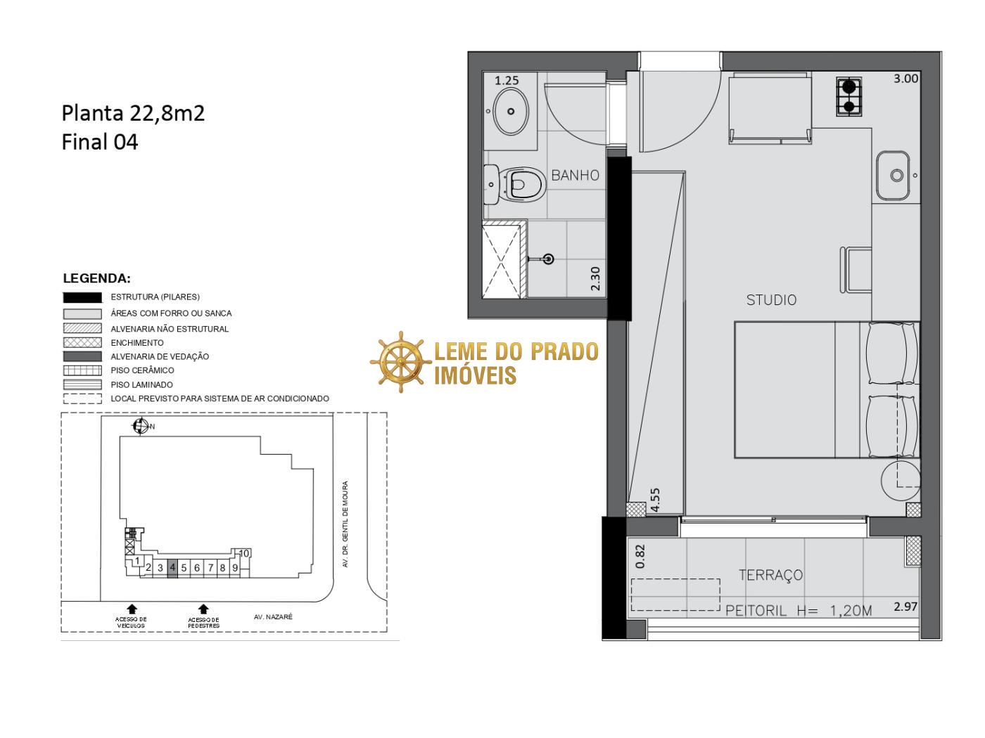 Apartamento à venda com 1 quarto, 32m² - Foto 8