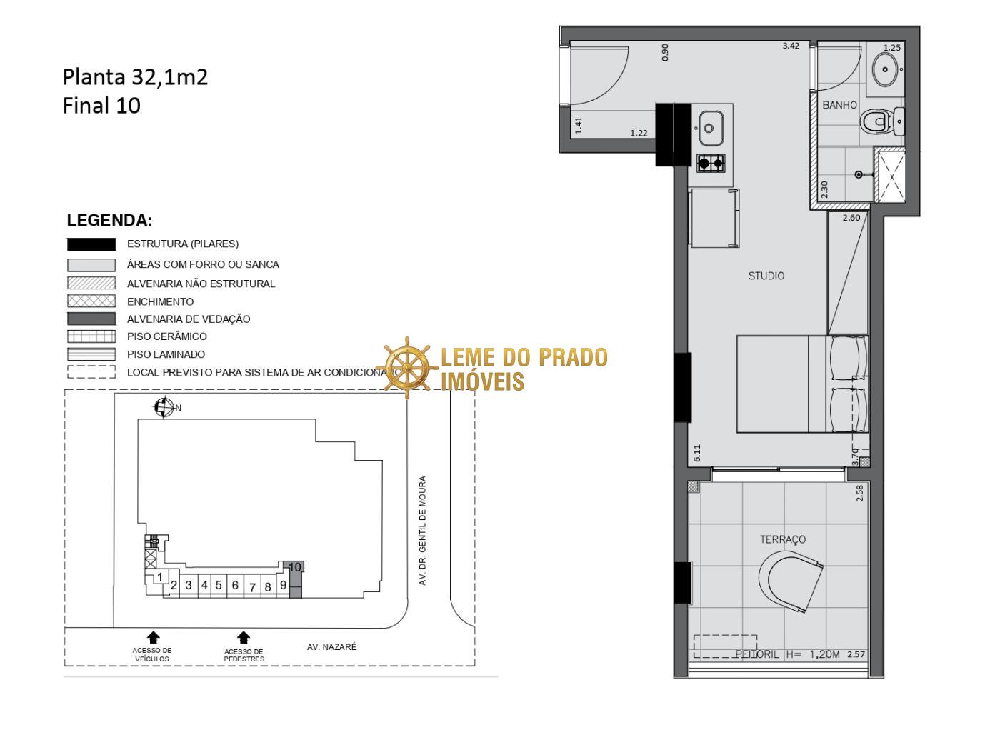 Apartamento à venda com 1 quarto, 32m² - Foto 12