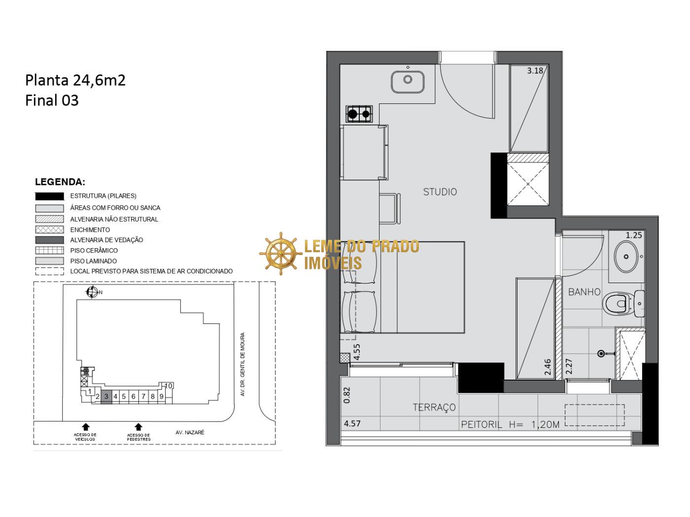 Apartamento à venda com 1 quarto, 32m² - Foto 10