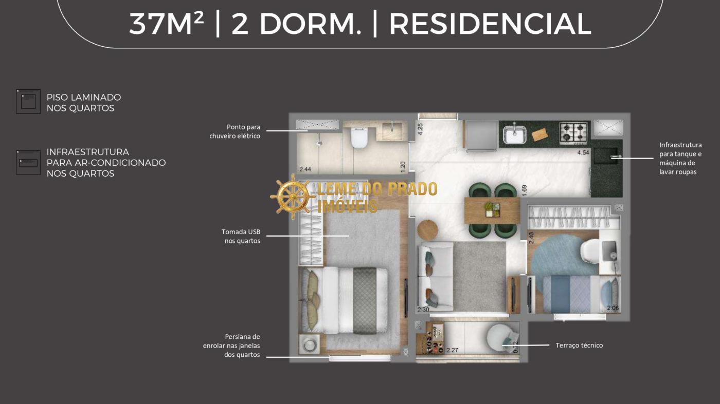 Apartamento à venda com 1 quarto, 27m² - Foto 14