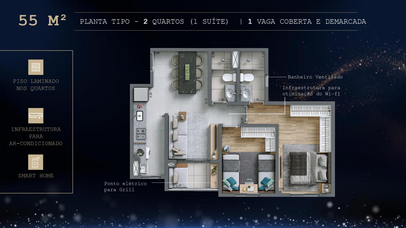 Apartamento à venda com 2 quartos, 51m² - Foto 27