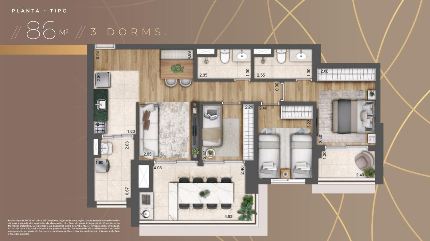 Apartamento à venda com 3 quartos, 142m² - Foto 27