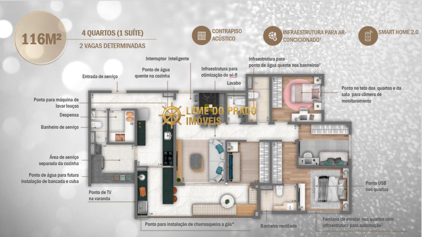 Apartamento à venda com 3 quartos, 90m² - Foto 37