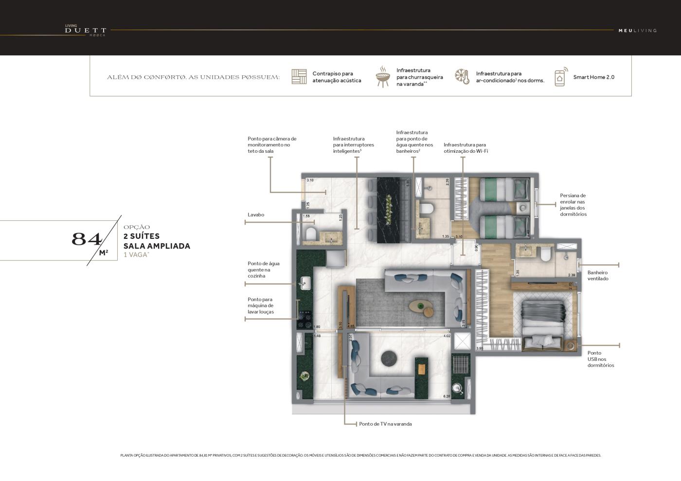 Apartamento à venda com 2 quartos, 68m² - Foto 28