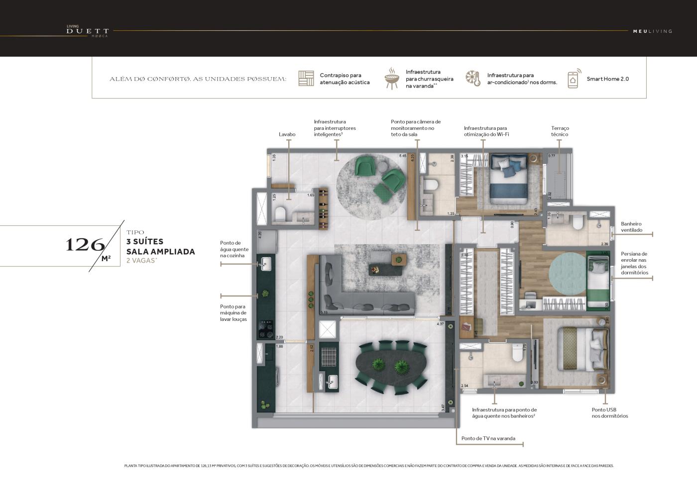 Apartamento à venda com 3 quartos, 126m² - Foto 29