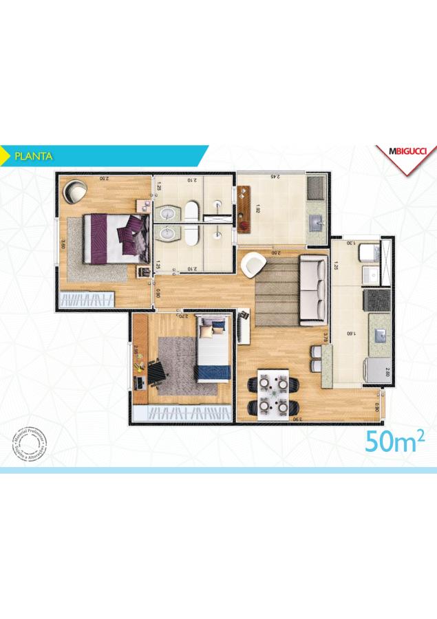 Apartamento à venda com 2 quartos, 43m² - Foto 9