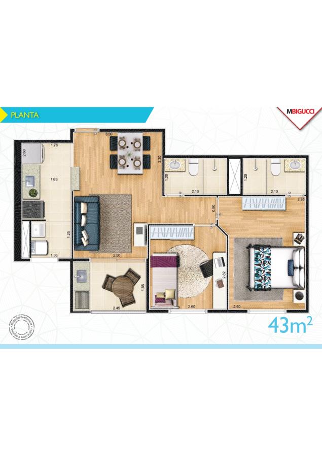 Apartamento à venda com 2 quartos, 43m² - Foto 11